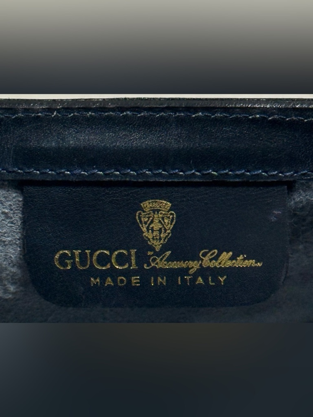 Gucci Vintage GG Supreme Sherry Line Clutch Bag - Picture 12 of 13